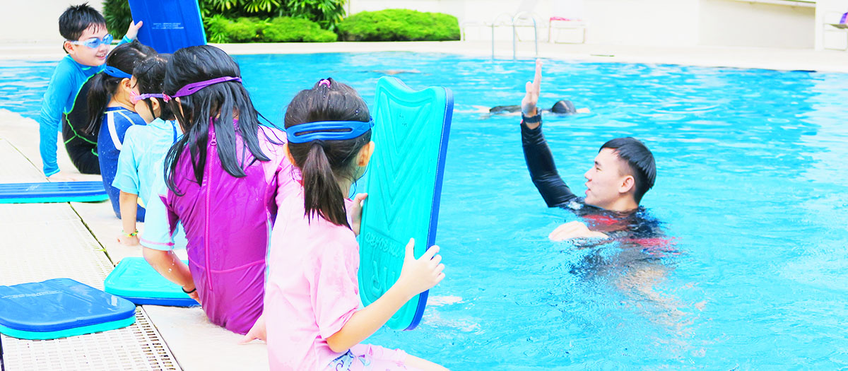 Learning Swimming From A Private Instructor