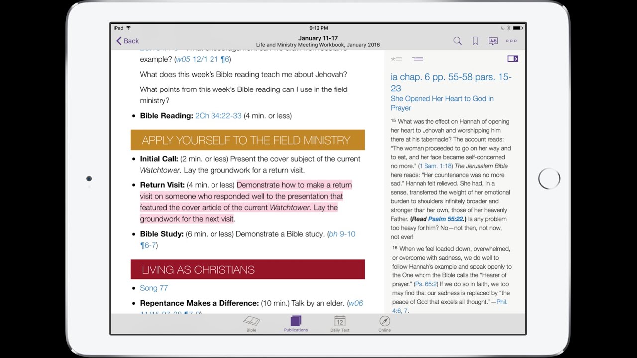 Library JW Download Publications and Manage Them — Windows. Thousands of books, pamphlets, tracts, and films are available in the JW Library for offline reading and viewing. To download and handle publications, adhere to the following instructions: Download a Document Get rid of a Publication Receive News Regarding a Publication. Steps to download jw library app setup for windows 10. Download a Document: You get free downloads of as many publications as you wish for offline reading and learning. Publications: To see the list of publications, select Publications from the menu at the top of the screen, then select By Type. Languages: To view a list of all the languages for which publications are available, open the App Commands bar and press the Languages icon. Decide the language you wish to view. Top of the list is the languages you use the most frequently. To get more information download jw library app setup for windows 10. The JW Library offers a few different methods for locating literature, The By Type section lists books, tracts, and videos available in the language you are now perusing. You may pick from more possibilities when you tap various sorts, such as The Watchtower by year or several categories of Videos. Publications published in the language you are perusing are displayed in the What’s New section. Cloud Publications are indicated with a cloud icon if you haven’t downloaded them yet. To download a document, tap it. The cloud symbol vanishes when the publication gets downloaded to your device. To read the official paper, tap it once more. All publications you have downloaded in any language get shown in the Downloaded section. List sorted by Most Common, Least Common, or Largest Size. Delete: To see the list of publications, select Publications from the menu at the top of the screen, then select By Type. Pick a book, touch and hold it. Verify that you want to delete the publication by tapping Delete in the App Commands box. You can eliminate publications that you rarely use or that are large if you need to clear up storage space. Select Publications, then select Downloaded. Delete the books you don’t need anymore. Receive News Regarding a Publication: An update for a magazine you have downloaded could occasionally become available. Refresh: An indicator that says “refresh” indicates that a publication gets updated. An update is an available notification that appears when you tap it. To continue reading the version you already have, hit Later or Download to obtain the update. Tap Publications to check for updates to any publications you have downloaded. A Pending Updates button is displayed if any updates are available.